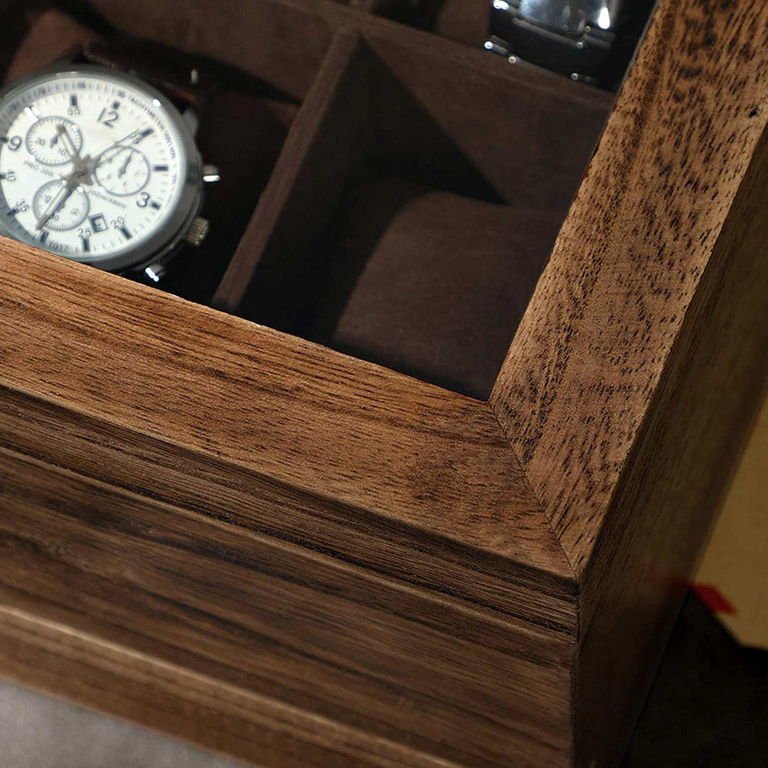 8 Slots Wooden Watch Box