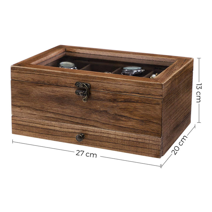 8 Slots Wooden Watch Box