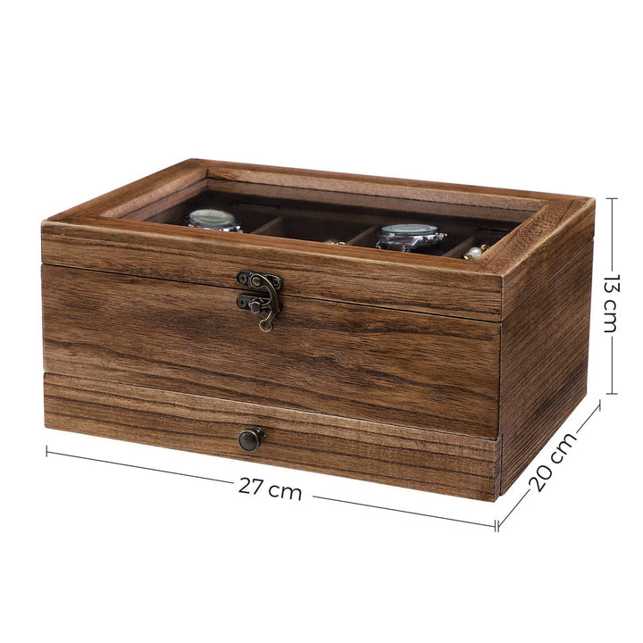 8 Slots Wooden Watch Box