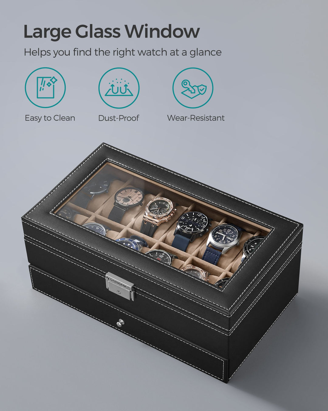 Double Layer Watch Box