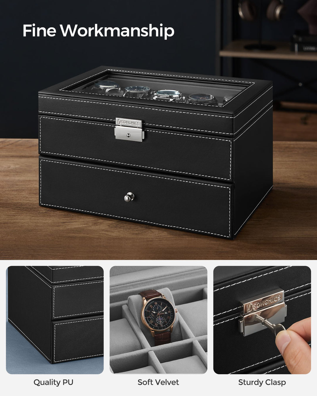 20 Grids Watch Box