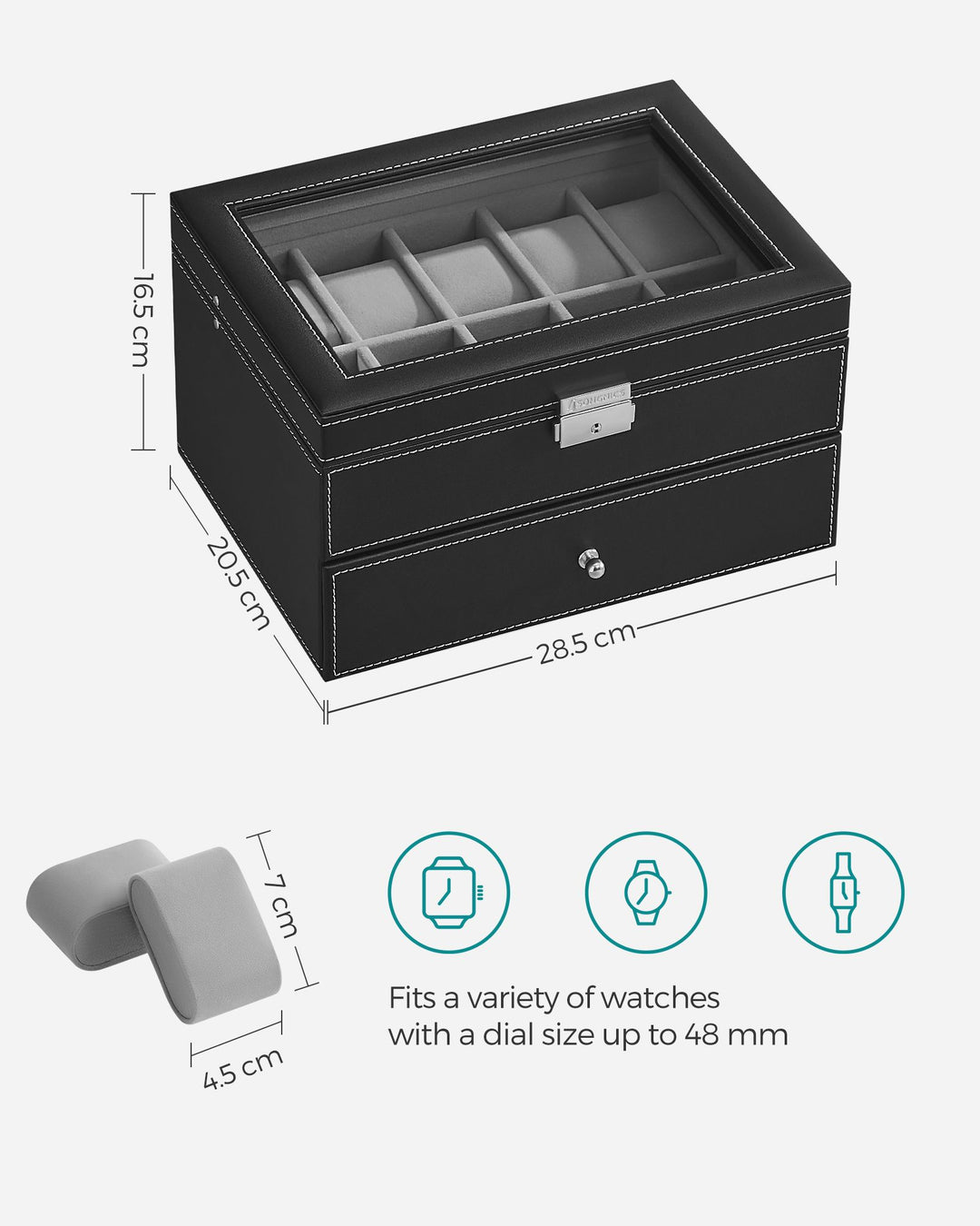 20 Grids Watch Box
