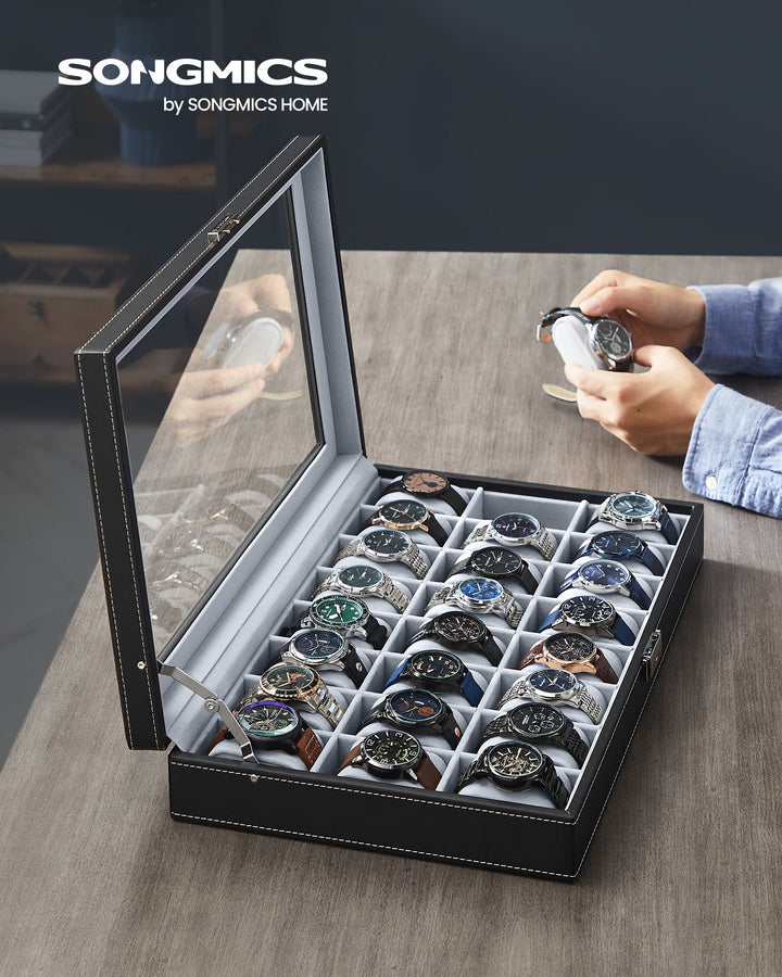 24 Slots Watch Box