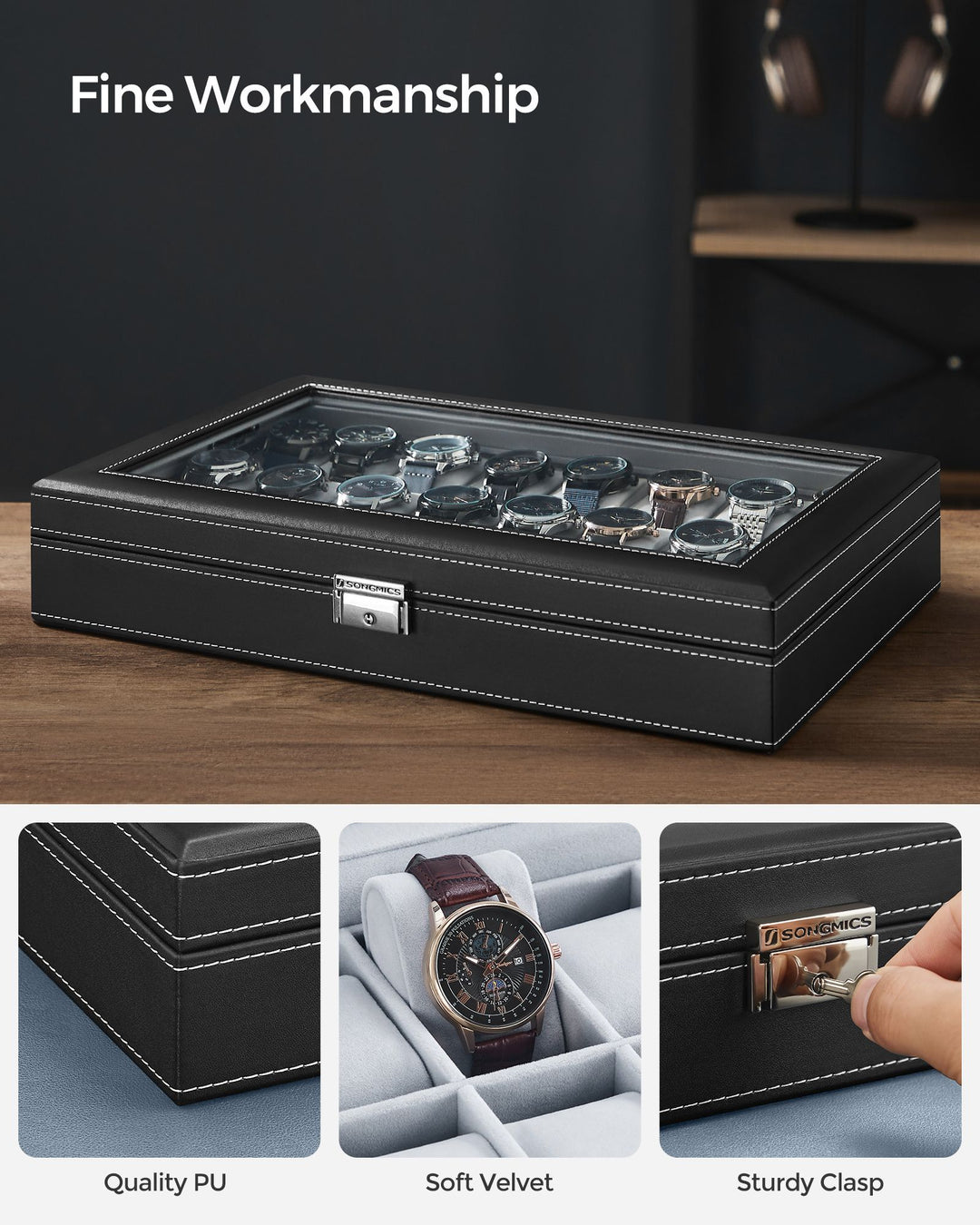 24 Slots Watch Box