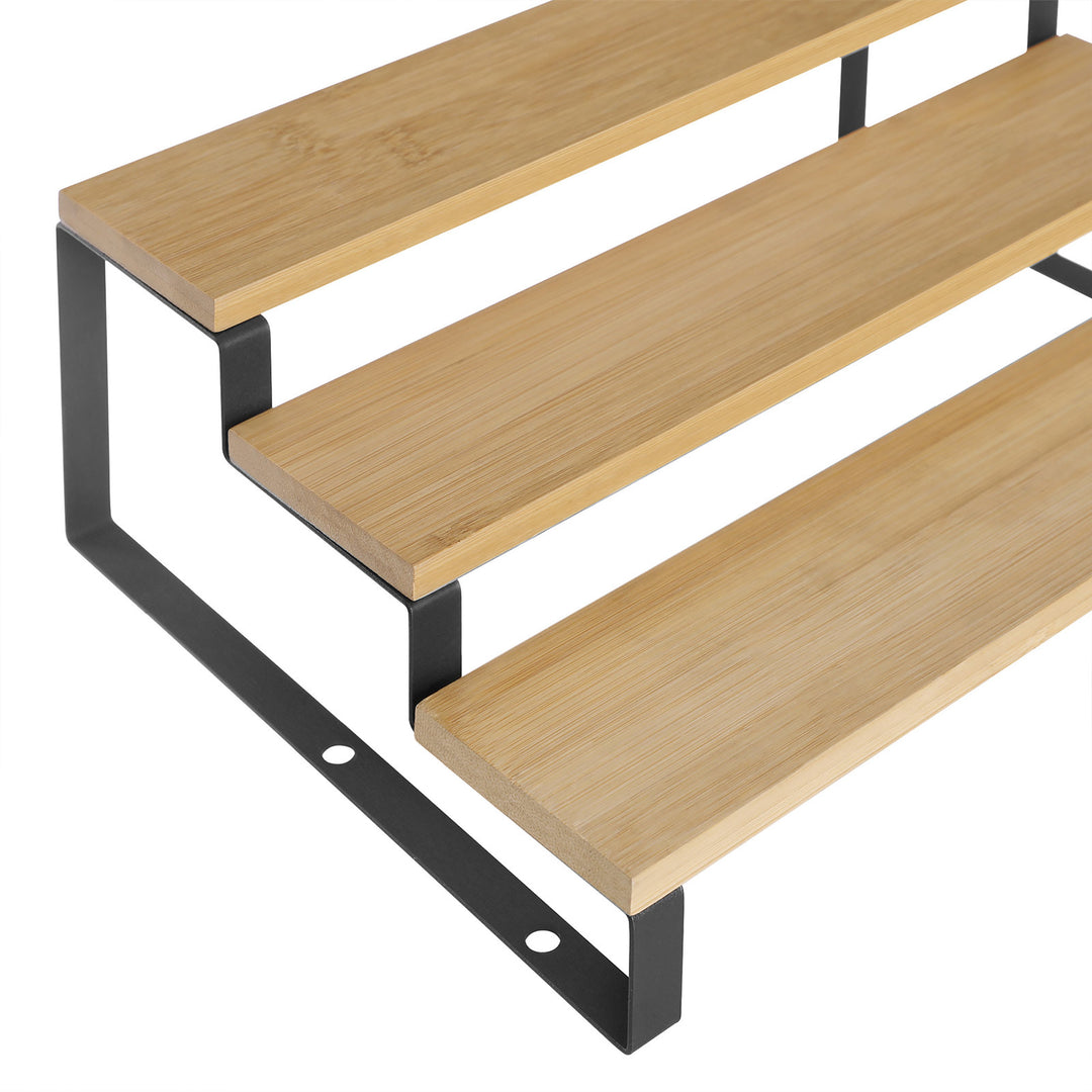Spice Rack Natural and Black
