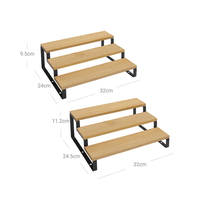Spice Rack Natural and Black