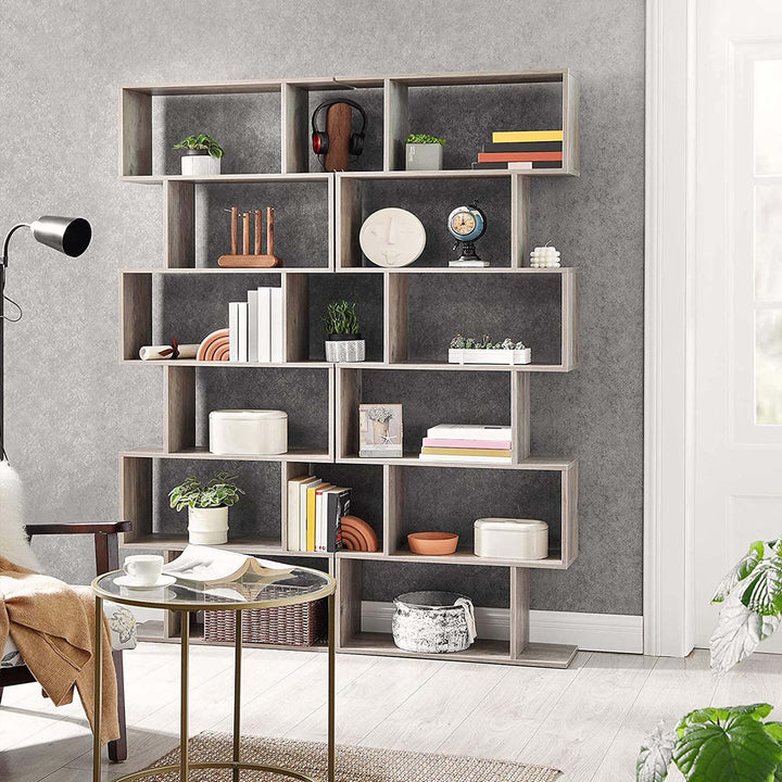 Wooden Bookcase Greige