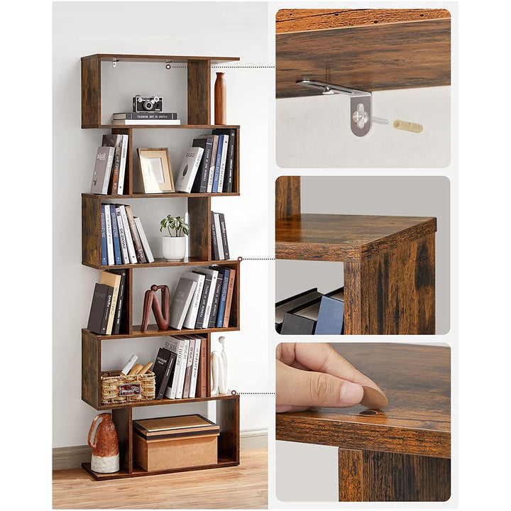 Freestanding Decorative Wooden Bookcase