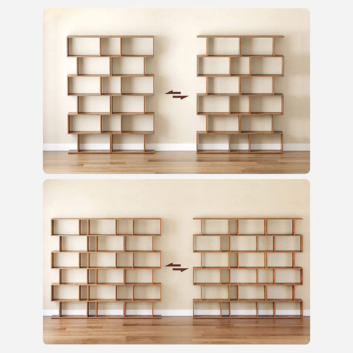 Freestanding Decorative Wooden Bookcase