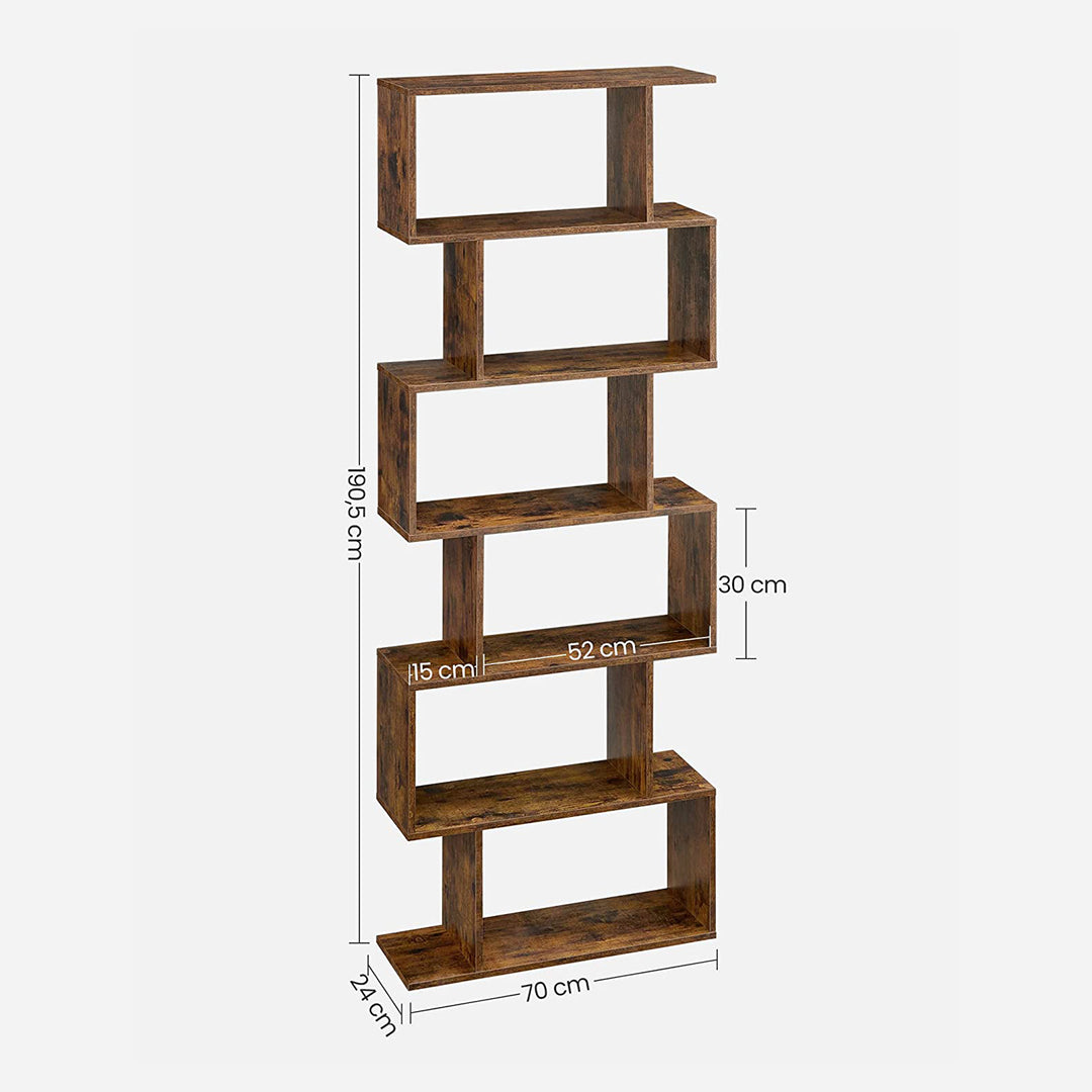 Freestanding Decorative Wooden Bookcase