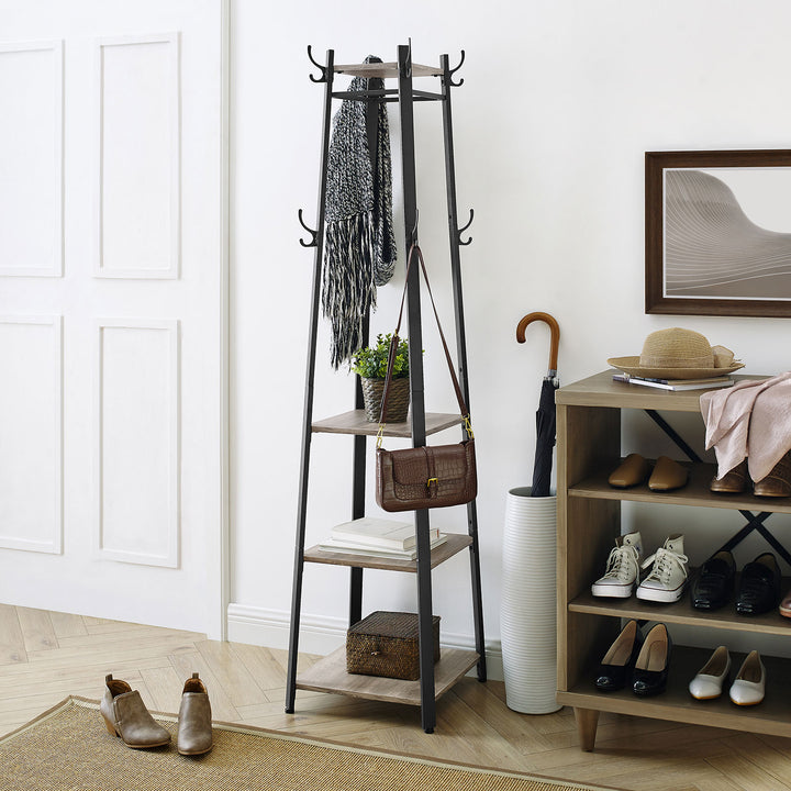 3 Shelves Coat Stand
