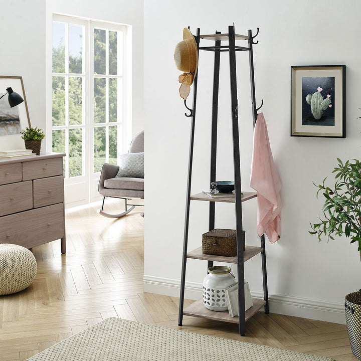 3 Shelves Coat Stand