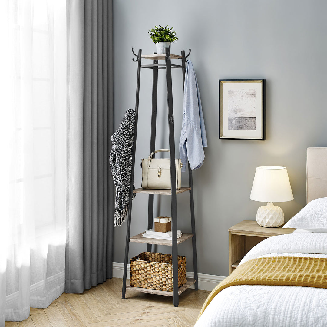 3 Shelves Coat Stand