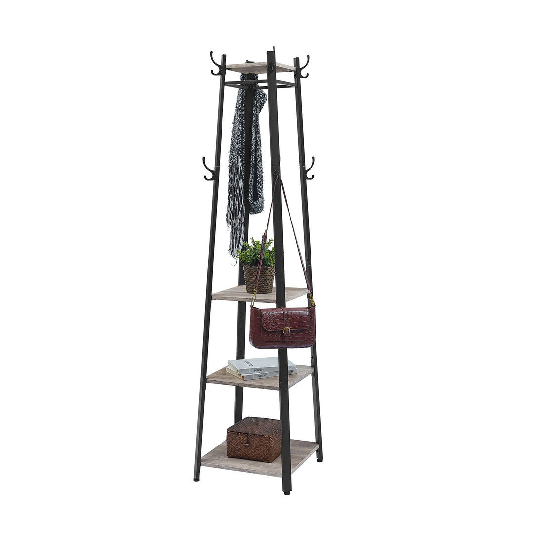 3 Shelves Coat Stand
