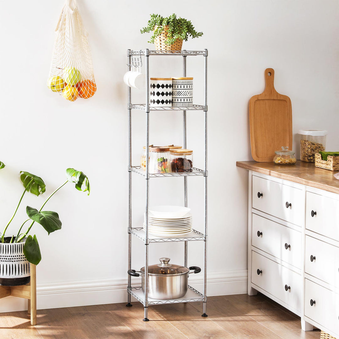 Bathroom Shelf Silver