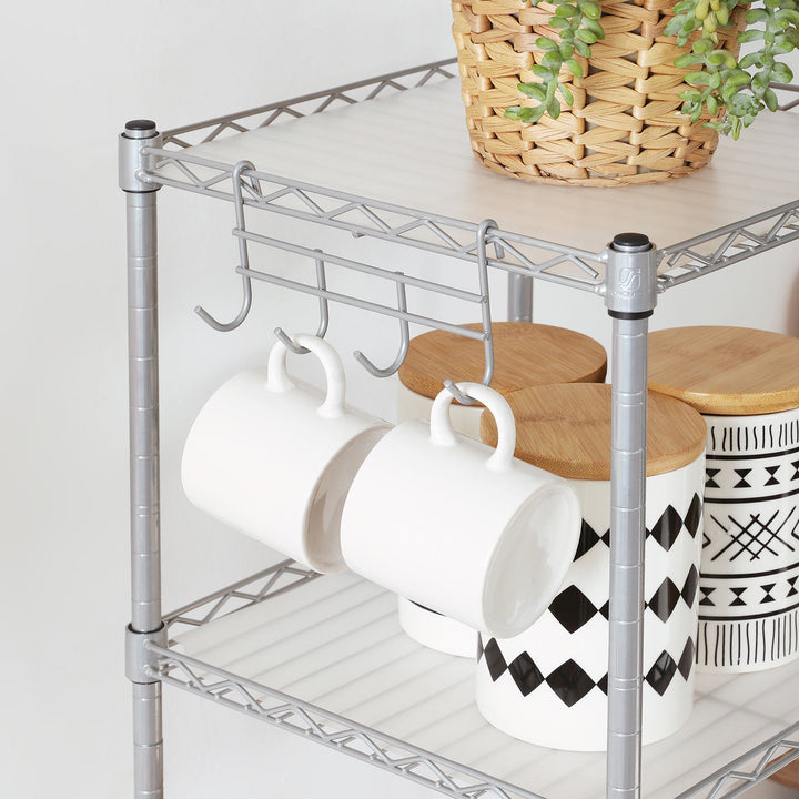 Bathroom Shelf Silver