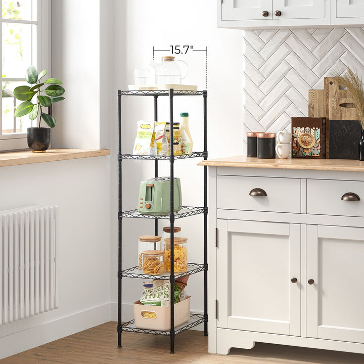 5-Tier Wire Shelving Unit