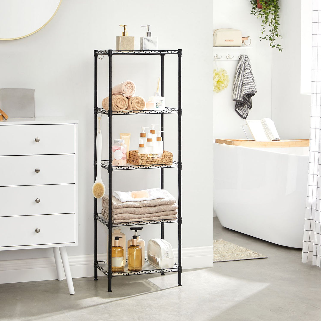 5-Tier Wire Shelving Unit