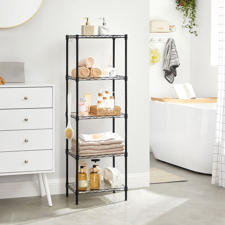 5-Tier Wire Shelving Unit