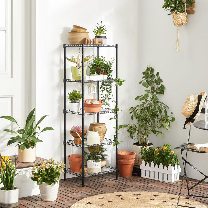 5-Tier Wire Shelving Unit