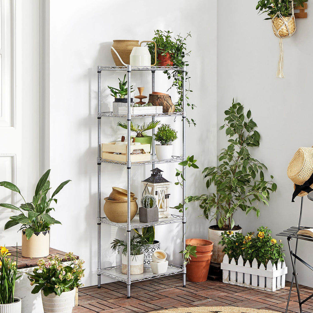 Metal Shelving Unit
