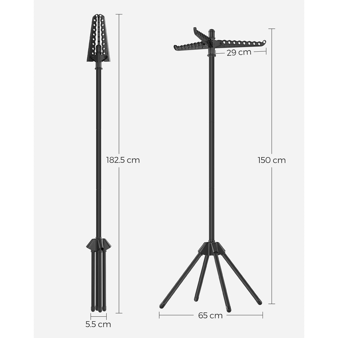 Clothes Airer Black