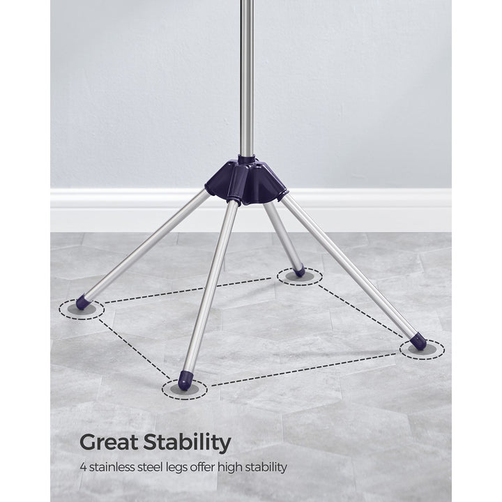 Clothes Airer with 3 Rotatable Arms