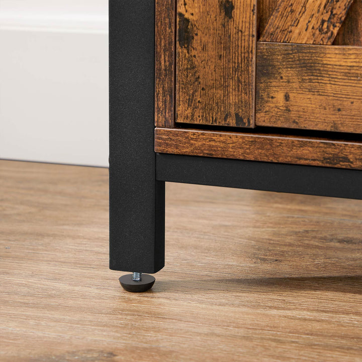 Storage Cabinet with Sliding Barn Door