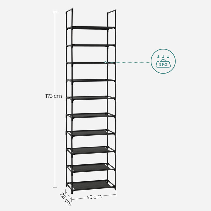 10-Tier Shoe Rack