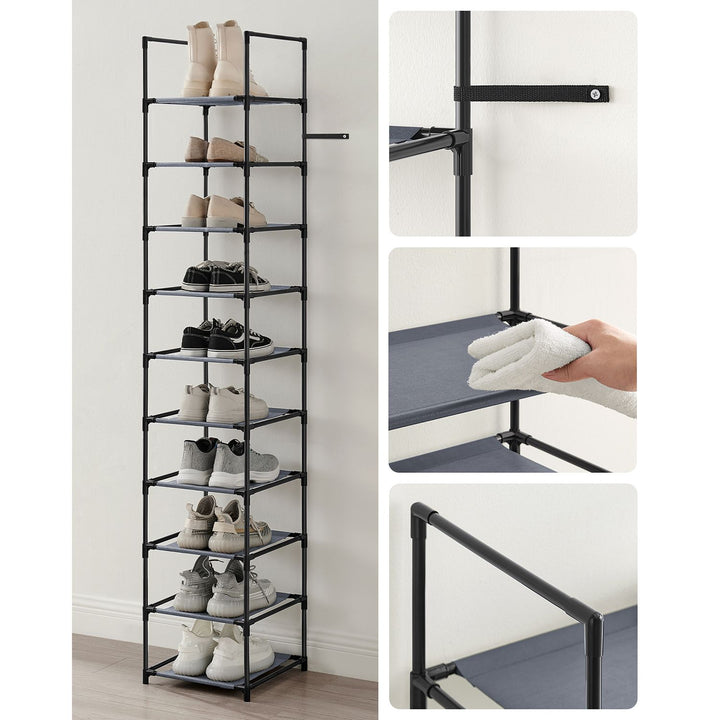 10-Tier Shoe Rack 33 x 33 x 173 cm