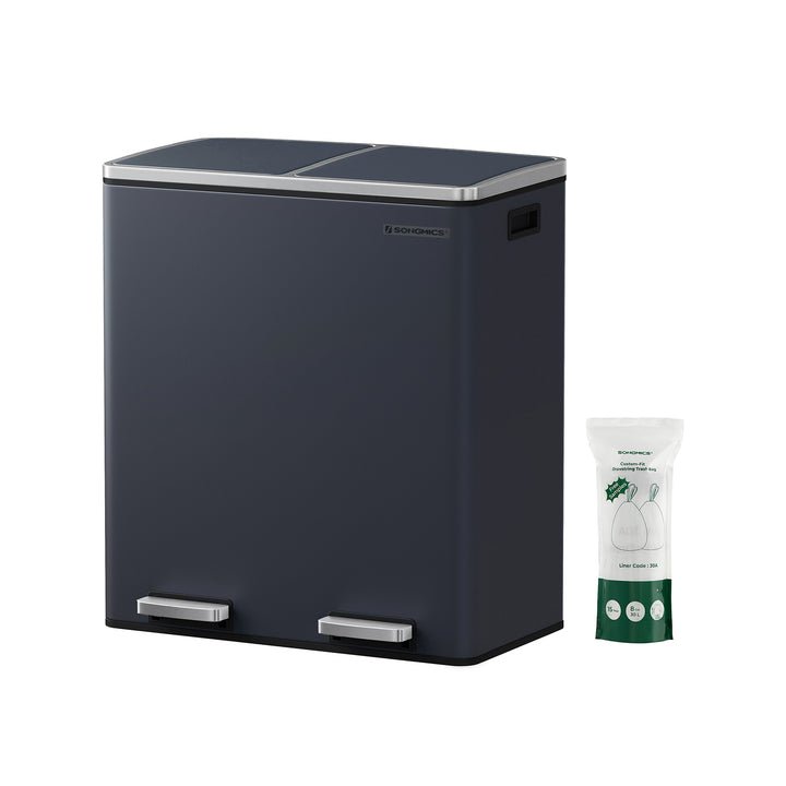 Double 30L Trash Can