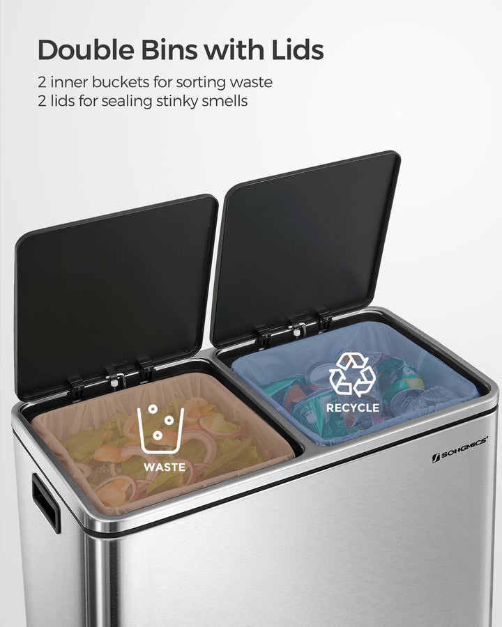 Double Rubbish Bin