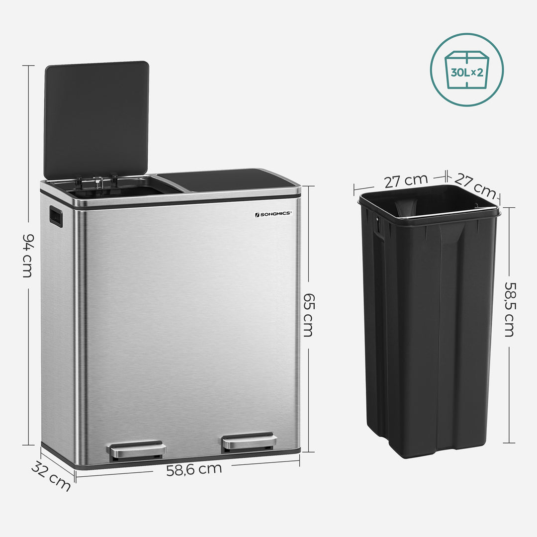 Double Rubbish Bin