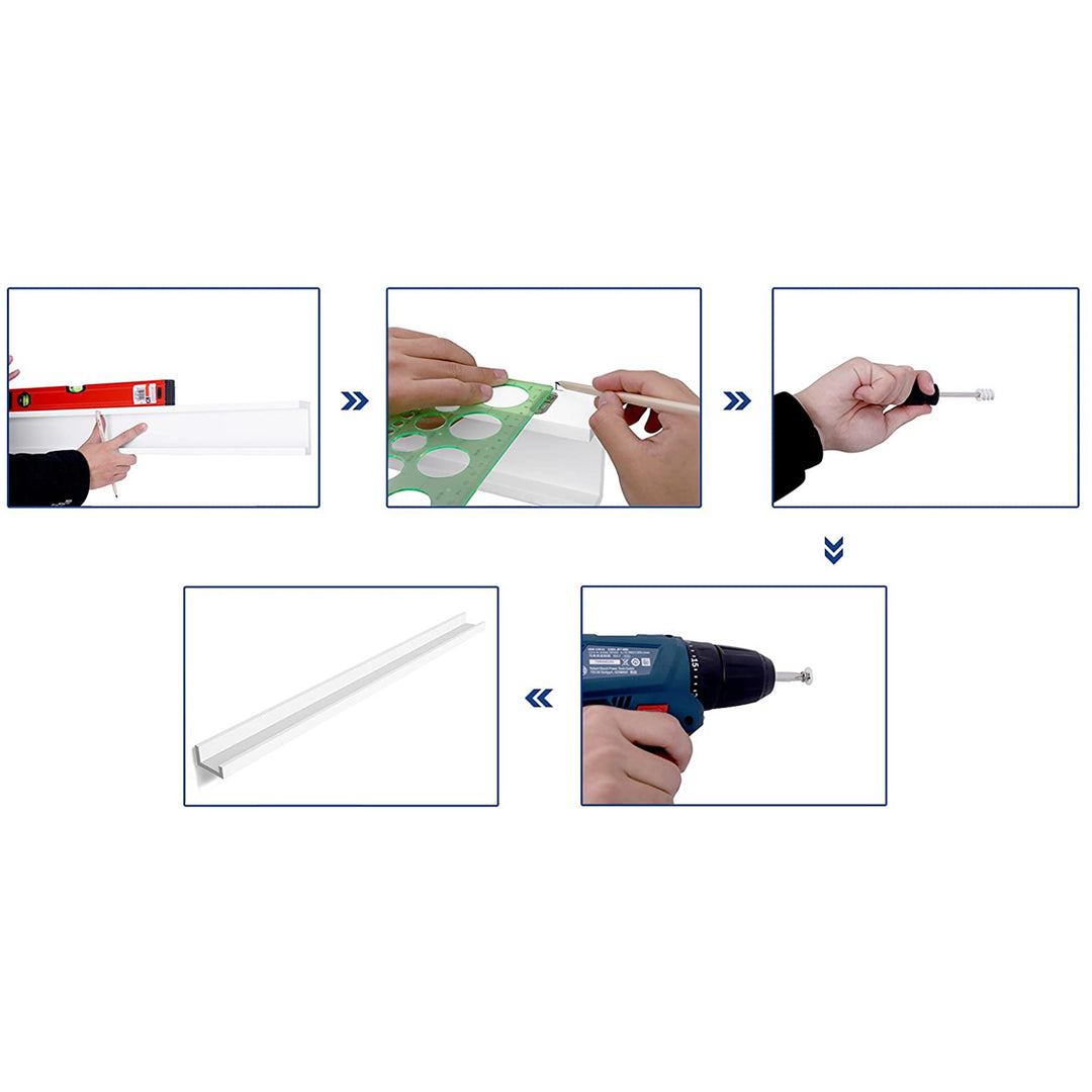 Long Floating Ledge Shelf