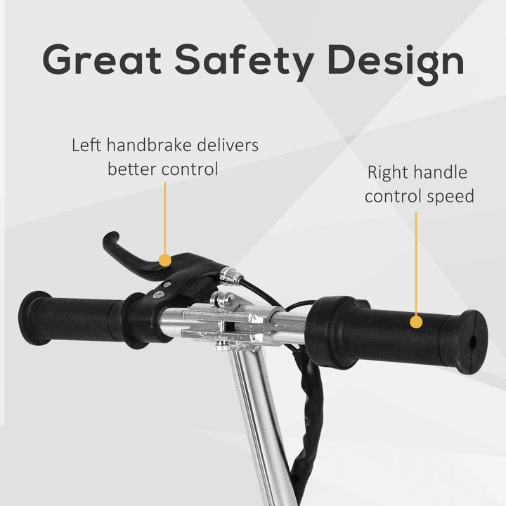 Teens Foldable Kids Powered Scooters Toy (Red)