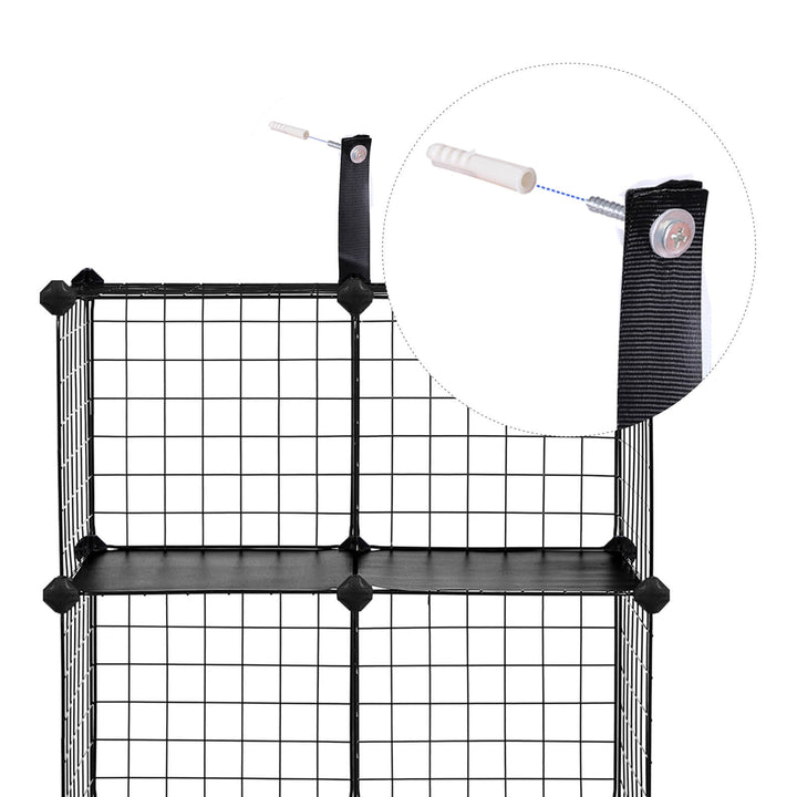 Metal Wire Modular Bookcase