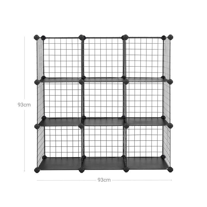 Metal Wire Modular Bookcase