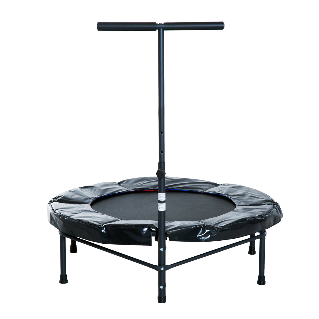 Trampoline Rebounder Adjustable Jumper, 40"-Black