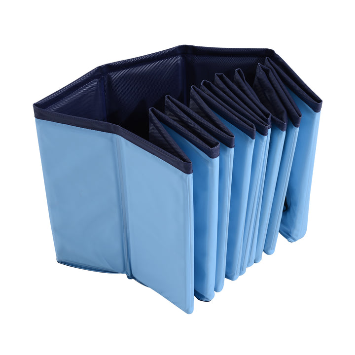 Pet Swimming Pool, Non-Slip and Foldable-Blue