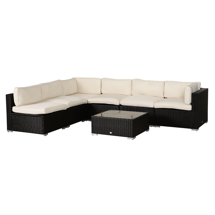 Garden Rattan Sofa Seat Cushion Covers Replacement Outdoor- No Cushion Included Beige