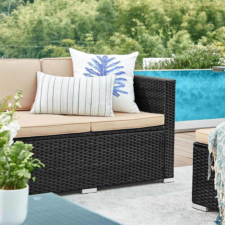 PE Rattan Patio Furniture Set
