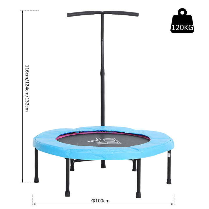 HOMCOM Trampoline Rebounder Adjustable Jumper, 40"-Blue