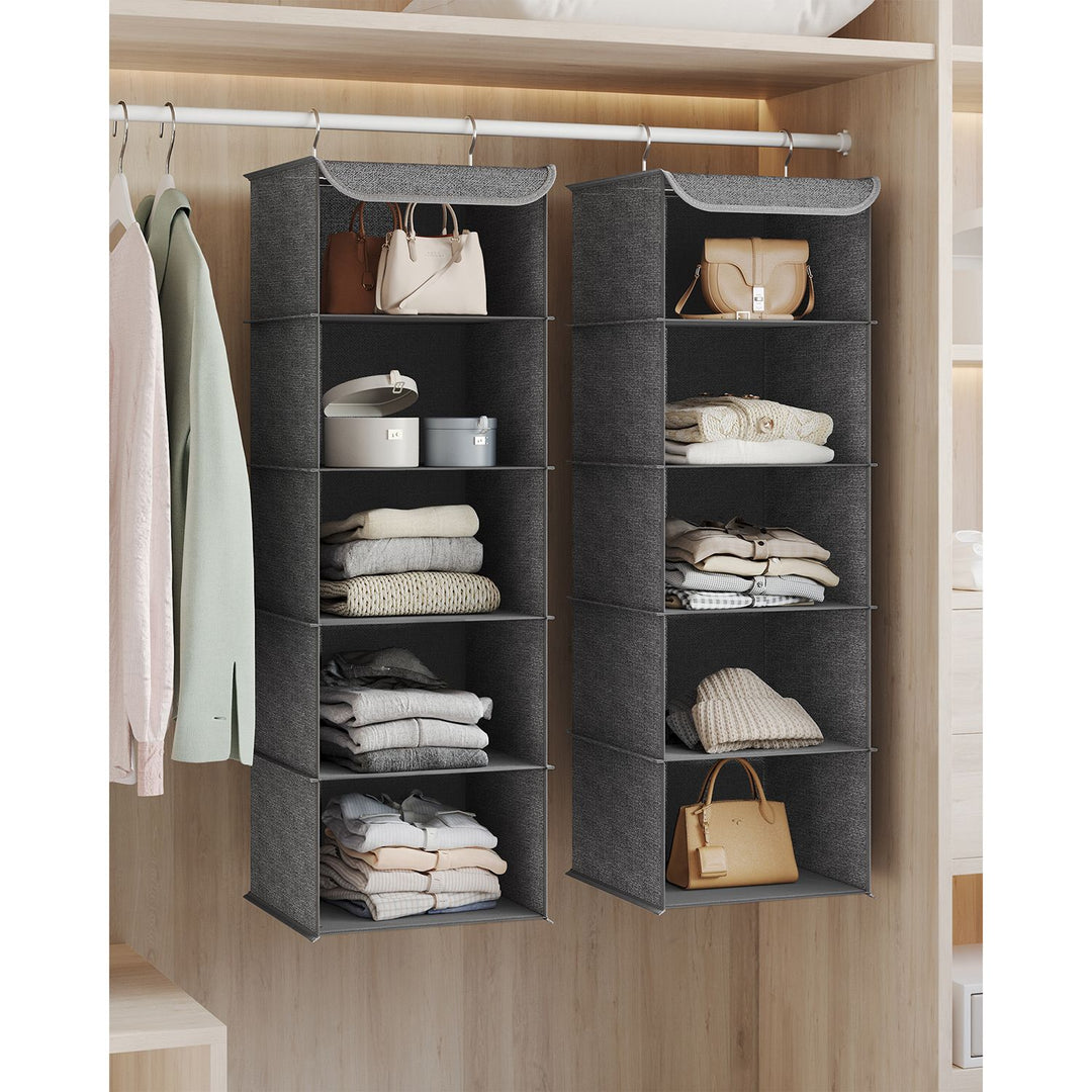 Set of 2 Hanging Wardrobe Storage Organisers