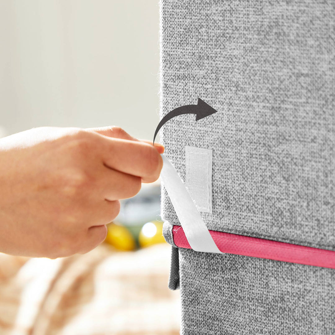 Set of 3 Stackable Toy Organiser Boxes with Lid