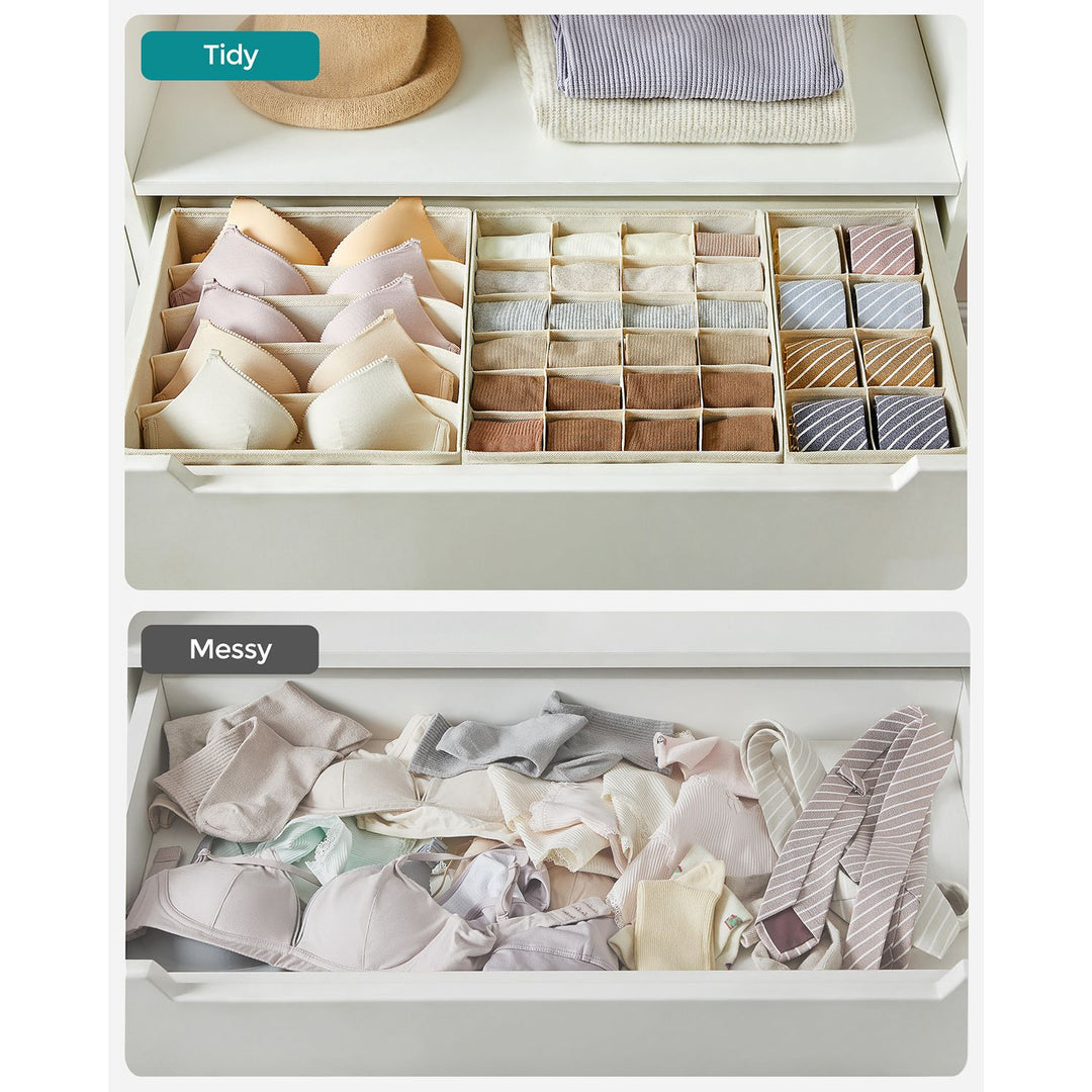Set of 8 Underwear Drawer Organisers