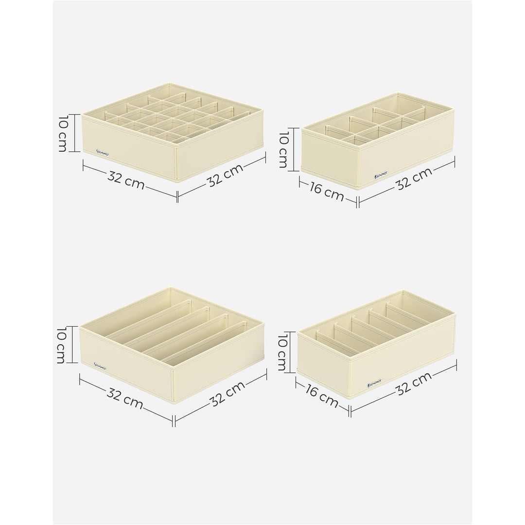 Set of 8 Underwear Drawer Organisers