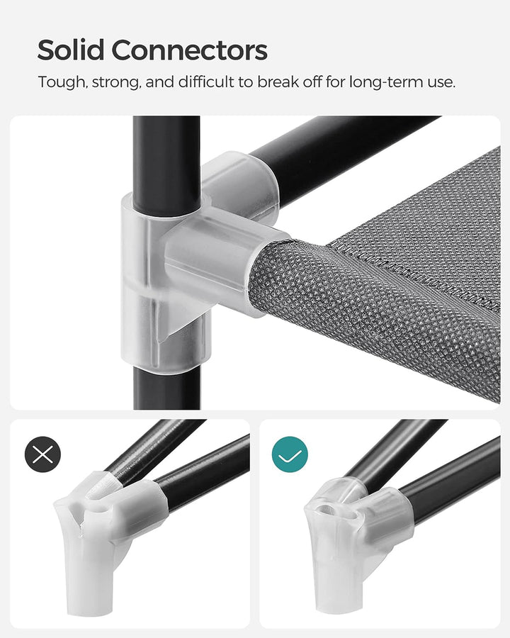 Clothes Wardrobe with Fabric Cover