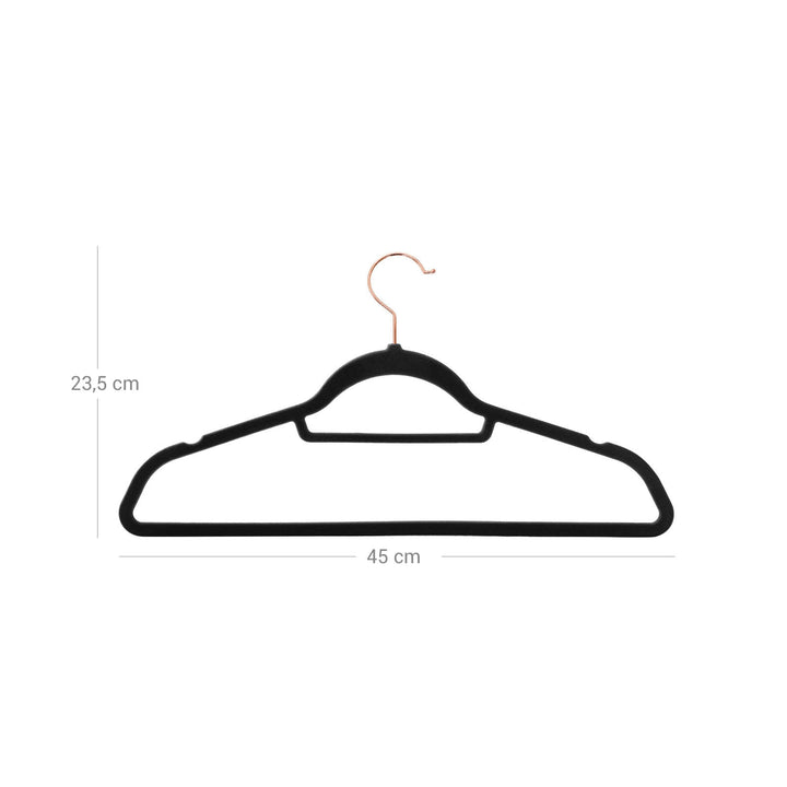 Rose Gold Velvet Hangers