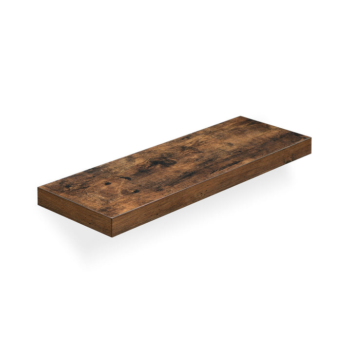 Rustic Brown Floating Shelf