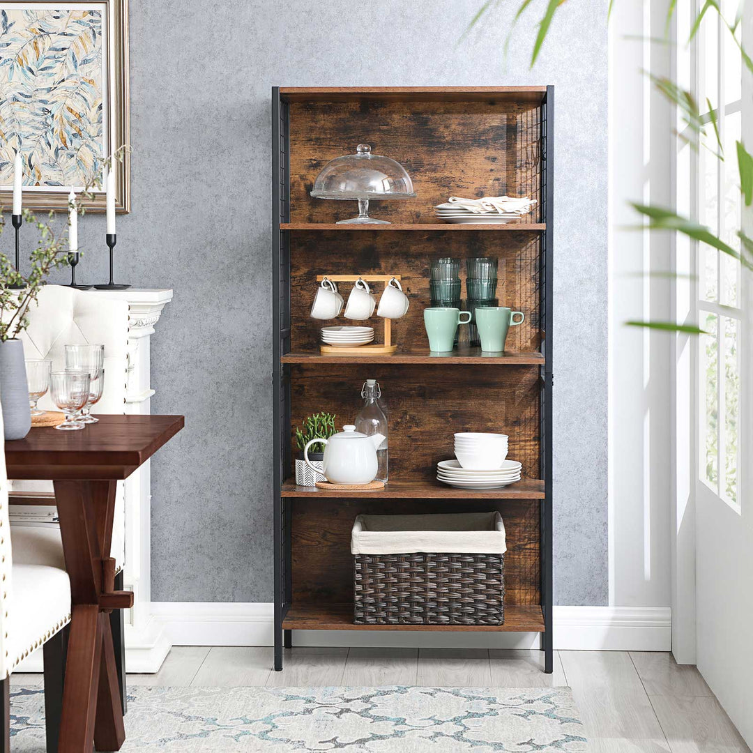 S-Shaped Hooks Bookcase